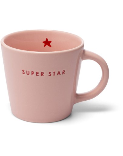 VONDELS - Cappuccinokop SUPER STAR - pink 250 ml