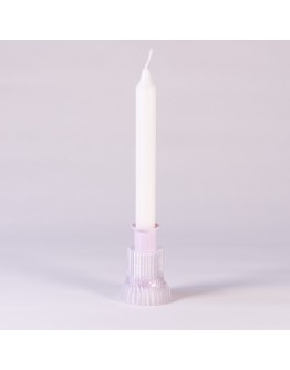 WARREN & LAETITIA - Double candleholder 2.21 - Lila pastel