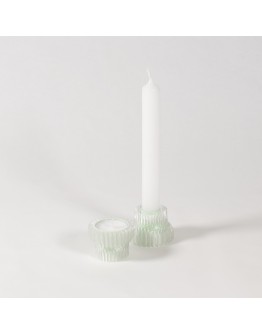 WARREN & LAETITIA - Double candleholder 2.20 - Mint Green