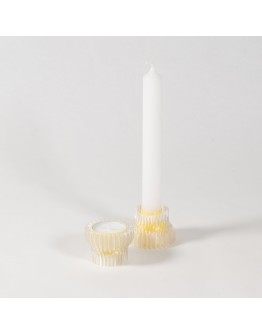 WARREN & LAETITIA - Double candleholder 2.20 - Yellow